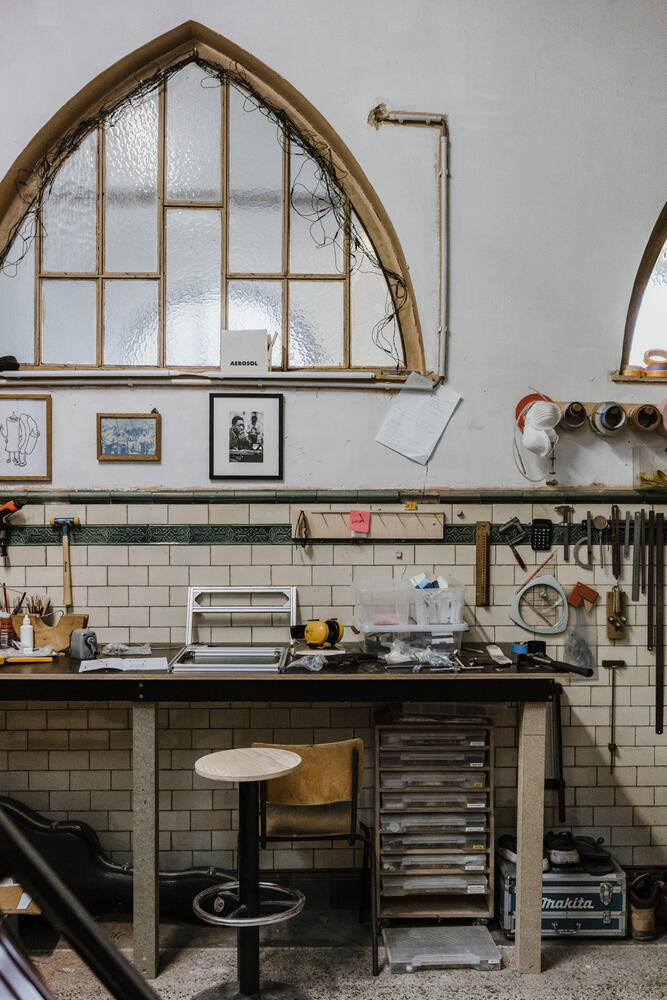 atelier van AAIR Ploegstraat © Evenbeeld atelier van AAIR Ploegstraat